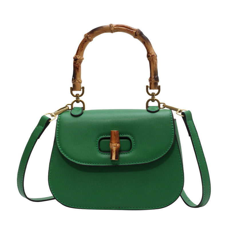 Portable Bamboo Crossbody Shoulder Bag for Women