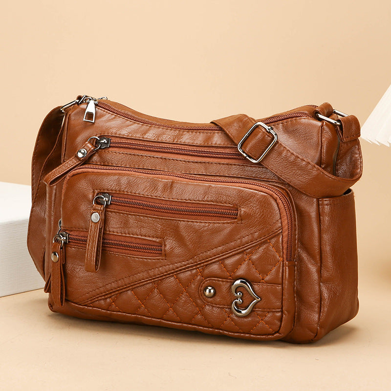 Casual Women's PU Shoulder Messenger Bag