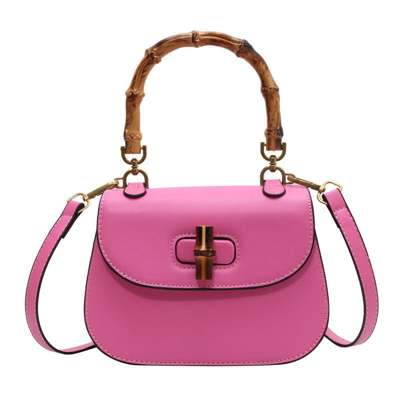 Portable Bamboo Crossbody Shoulder Bag for Women