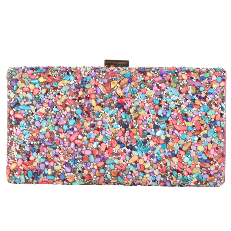 Housse de Transport de Robe de Soirée Diamantée pour Femme avec Cuir PU