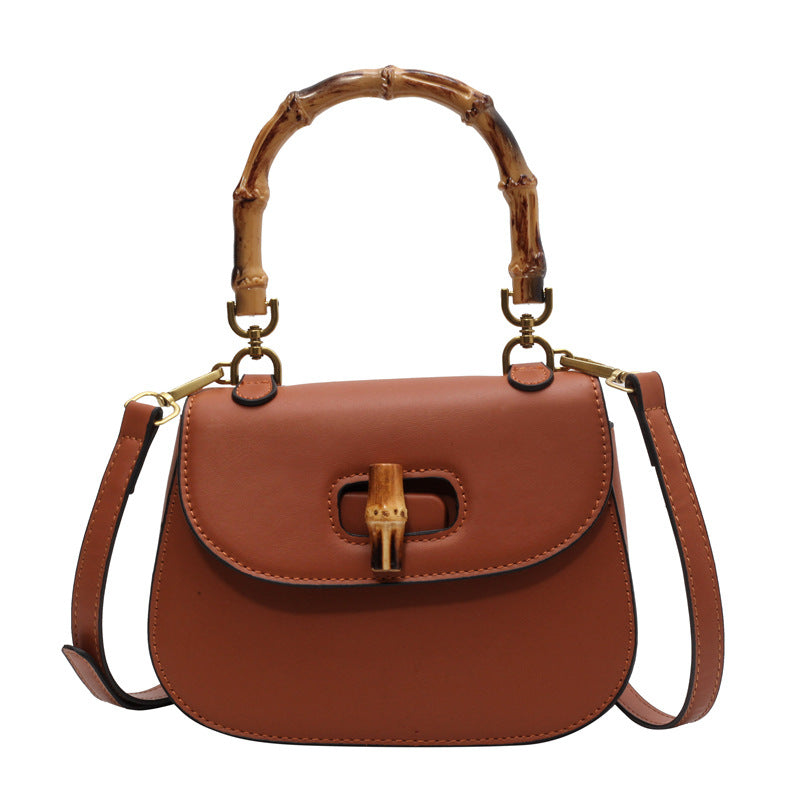 Portable Bamboo Crossbody Shoulder Bag for Women