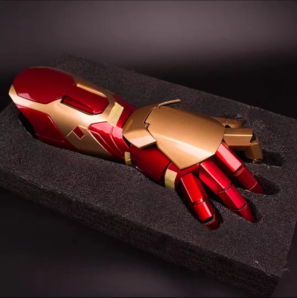 Iron Man Wearable MK42 Arm Armor with LED Palm Blast, Cosplay & Party Prop