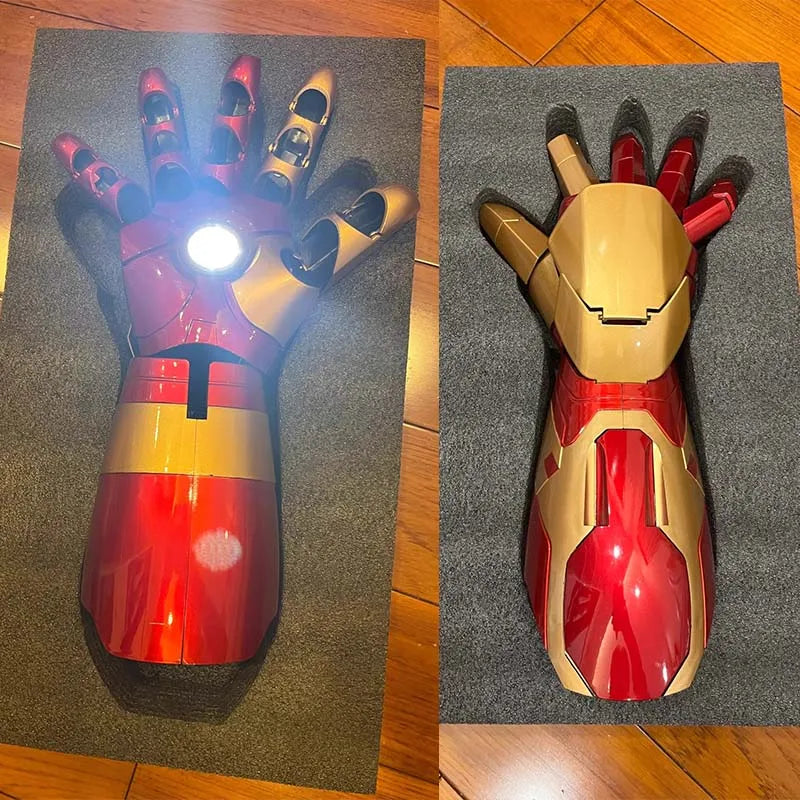 Iron Man Wearable MK42 Arm Armor with LED Palm Blast, Cosplay & Party Prop