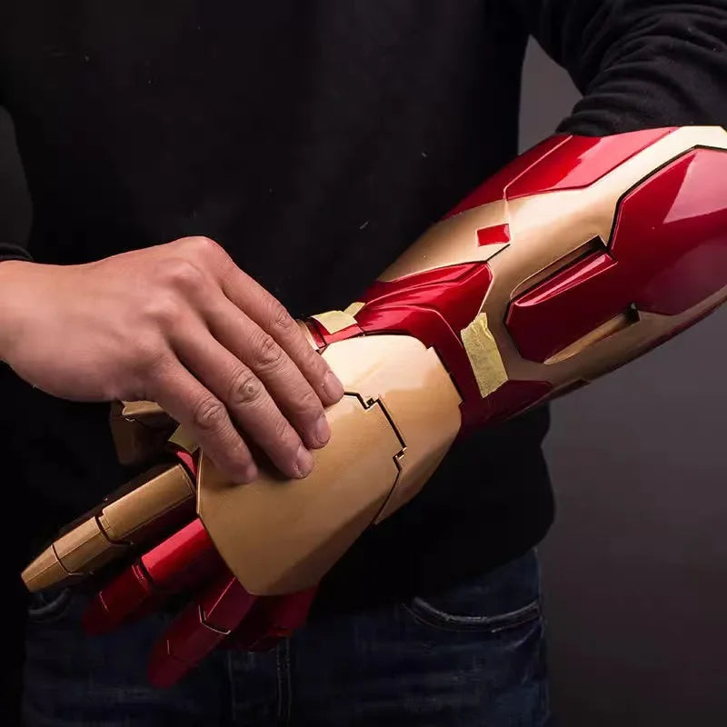 Iron Man Wearable MK42 Arm Armor with LED Palm Blast, Cosplay & Party Prop