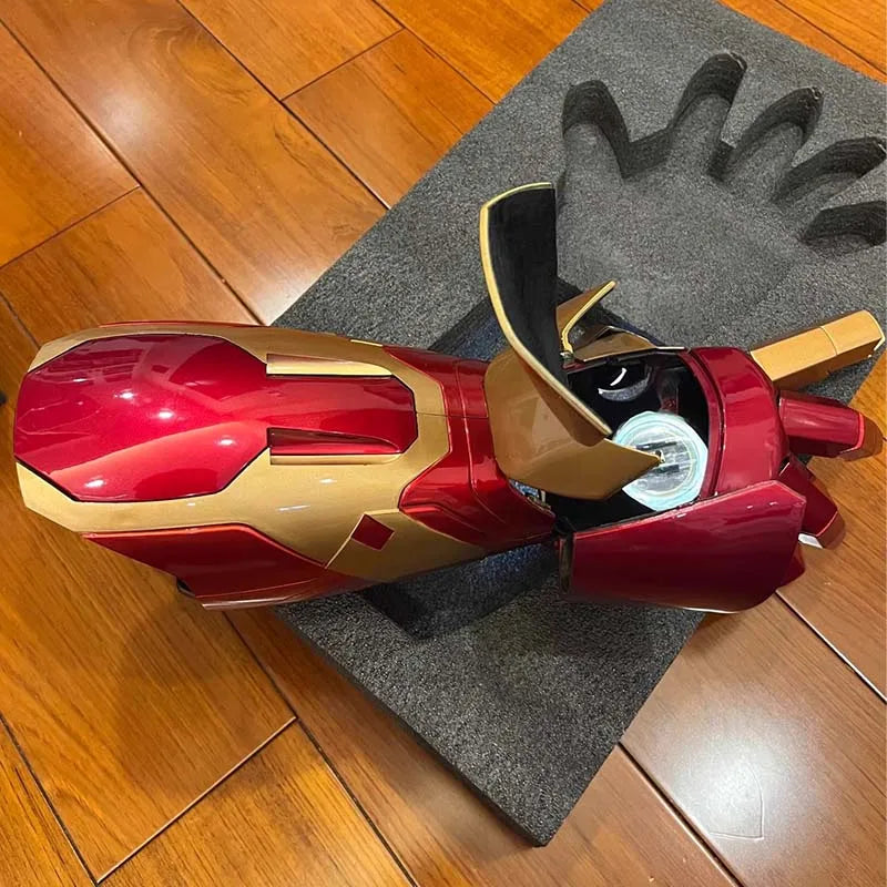 Iron Man Wearable MK42 Arm Armor with LED Palm Blast, Cosplay & Party Prop