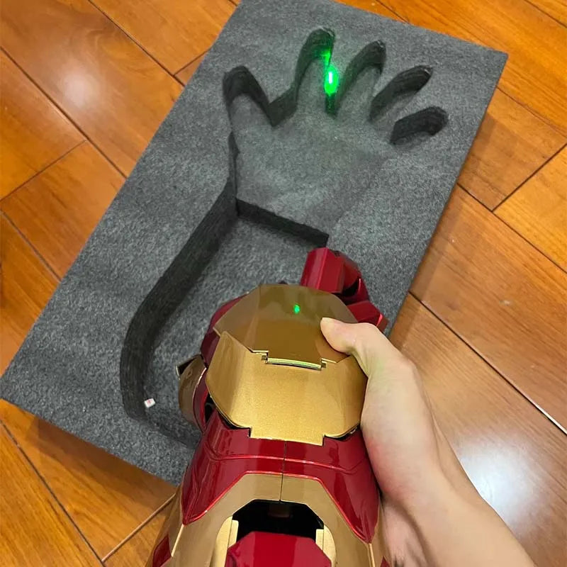 Iron Man Wearable MK42 Arm Armor with LED Palm Blast, Cosplay & Party Prop