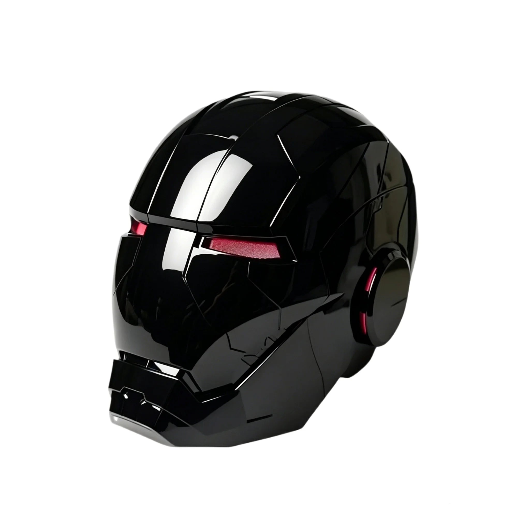Iron Man MK5 Helmet, Voice-Activated, Light-Up Eyes, Wearable Metal Cosplay Mask