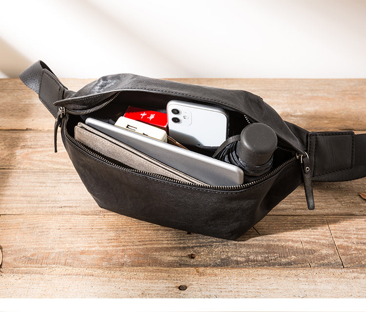 First Layer Cowhide Casual Messenger Bag Work Clothes One Shoulder