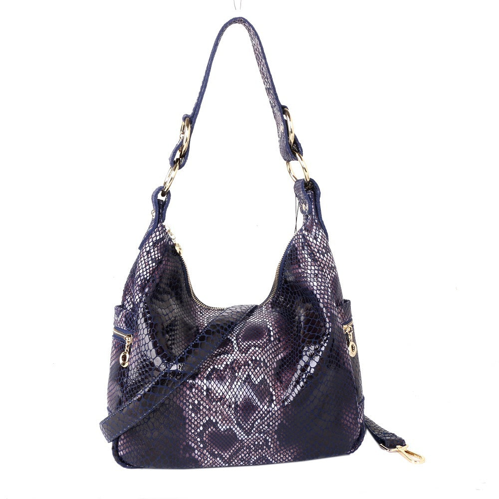 Women's Large Capacity Genuine Leather Crossbody Shoulder Bag 29x10x26