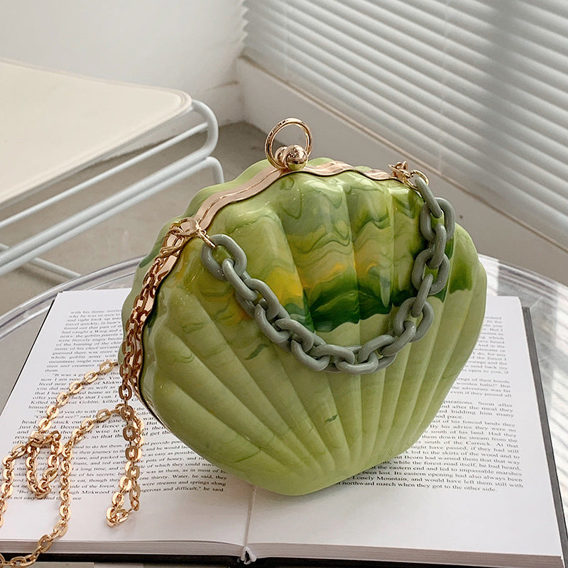 Sac bandoulière à chaîne unie à épaule unique disponible en plusieurs couleurs