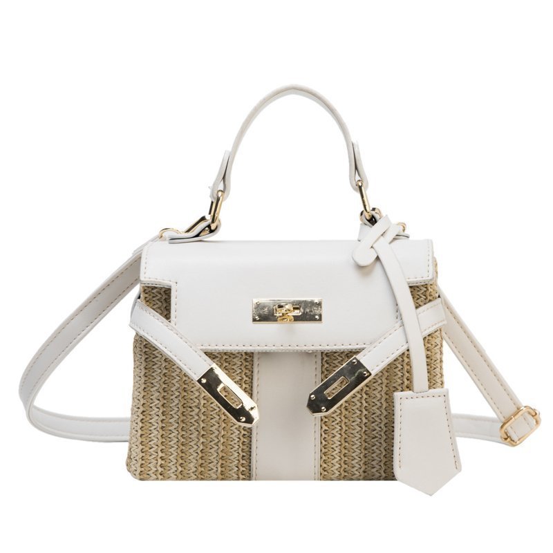 Summer Single Piece Straw Woven Handbag for Women