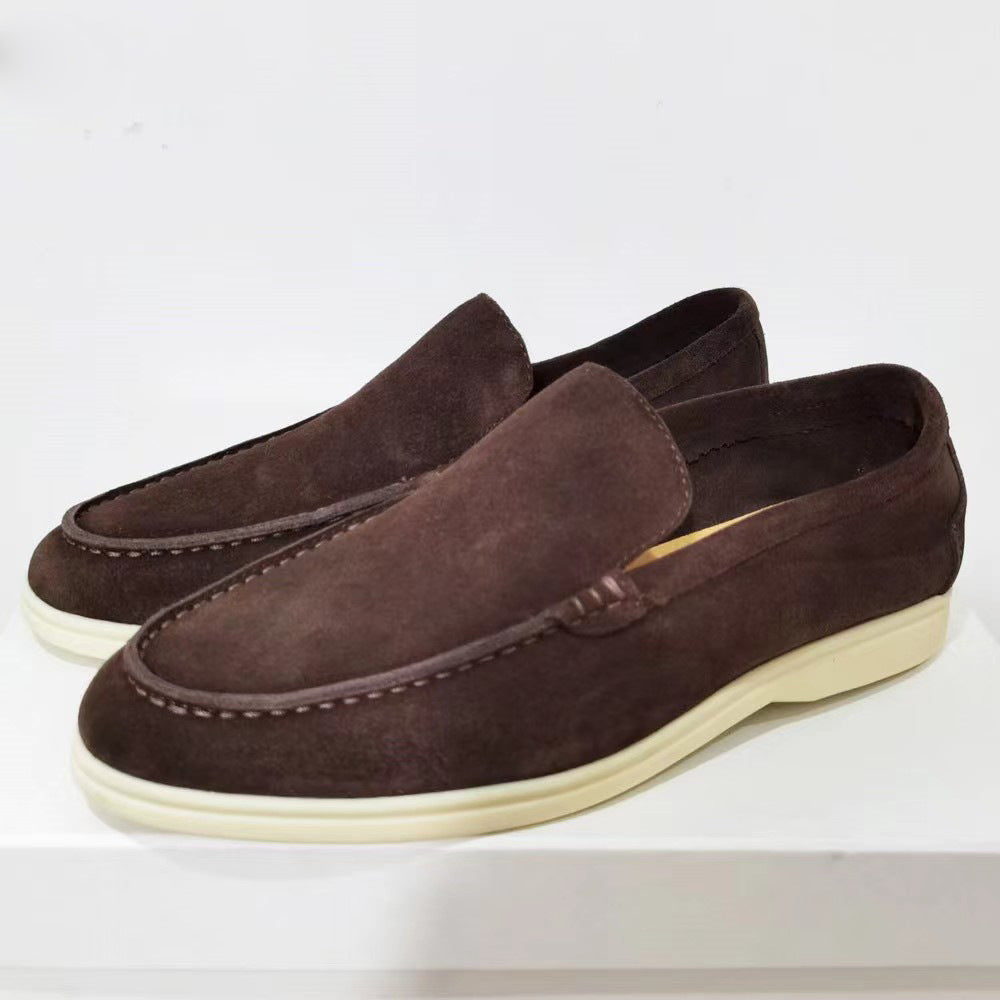 Mocassins d'été décontractés pour hommes Chaussures plates à enfiler pour la conduite