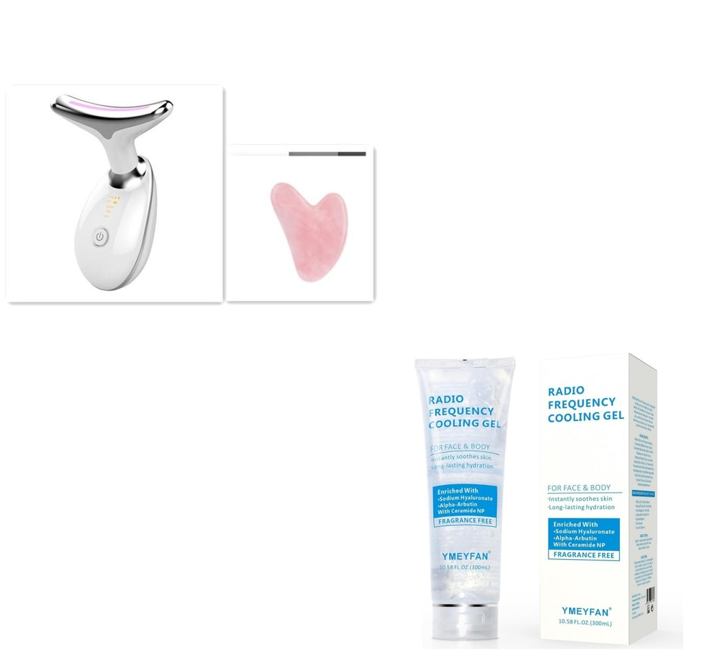 Masseur thermique de cou EMS avec microcourant, anti-rides et effet lifting et raffermissant