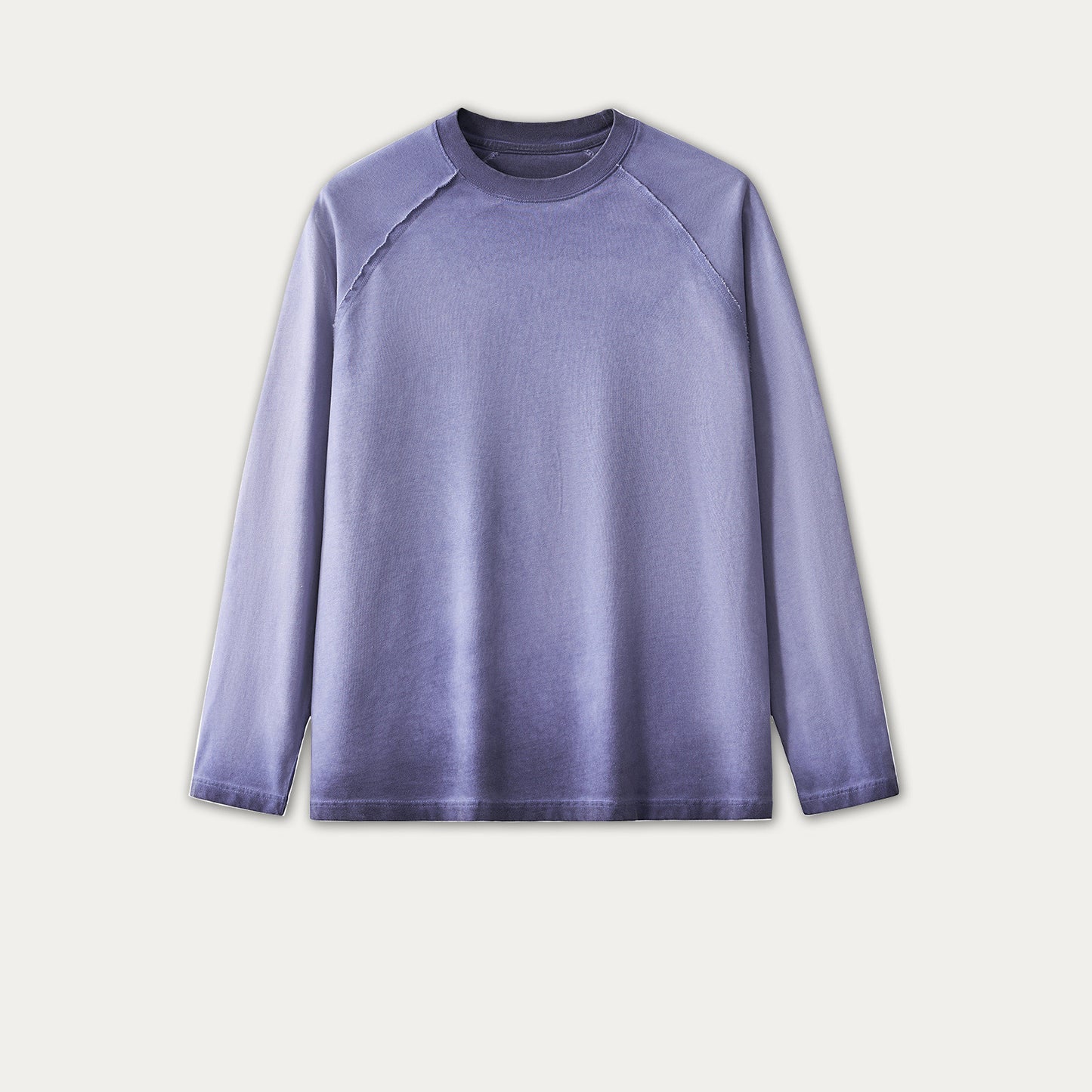 Long Sleeve Men's Europe And America Cross Border Solid Color Clothes Distressed