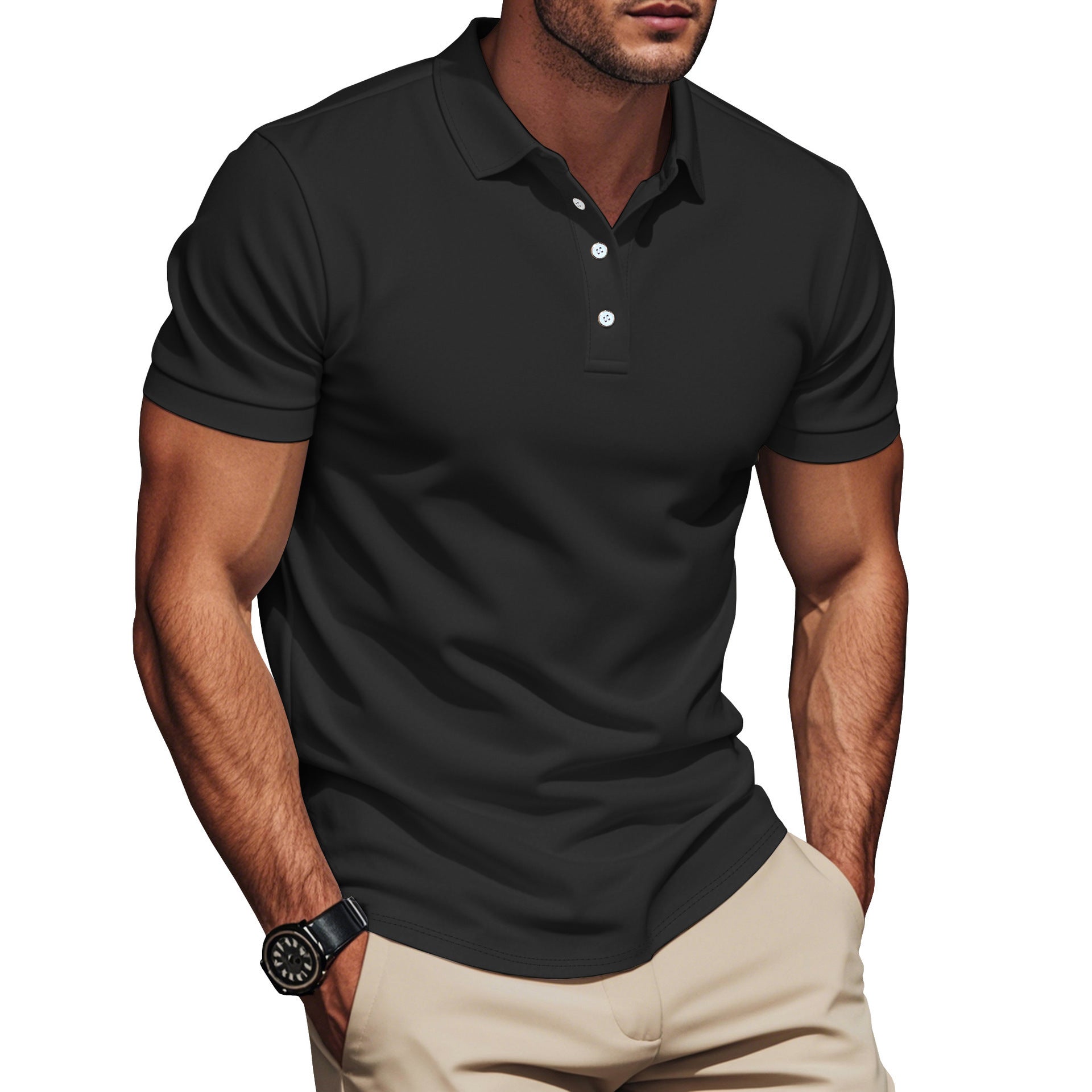 British Style Casual Summer Men’s T-Shirt in Multiple Colors