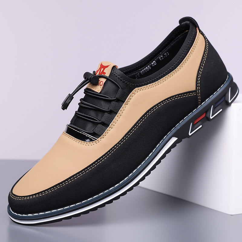 Extra Large Casual Men's Shoes in Earthy Yellow, Gray & Black, Sizes 38-53