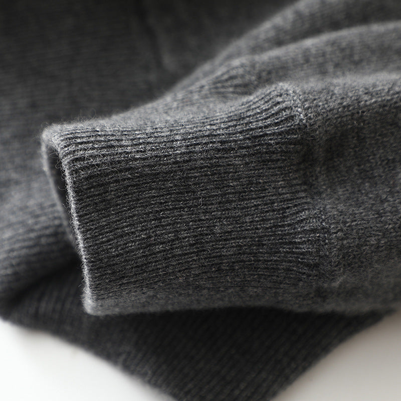 Ensemble sweat à capuche en cachemire de mouton tibétain automne hiver