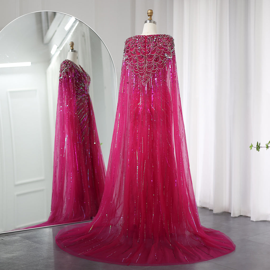 Elegant Long V-Neck Lace Dress in Multiple Colors