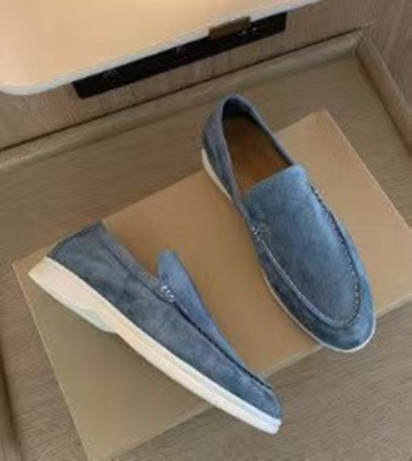 Mocassins d'été décontractés pour hommes Chaussures plates à enfiler pour la conduite