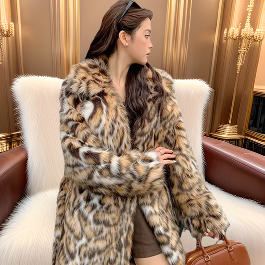 Fashion Long New Style Fox Fur Fur Coat