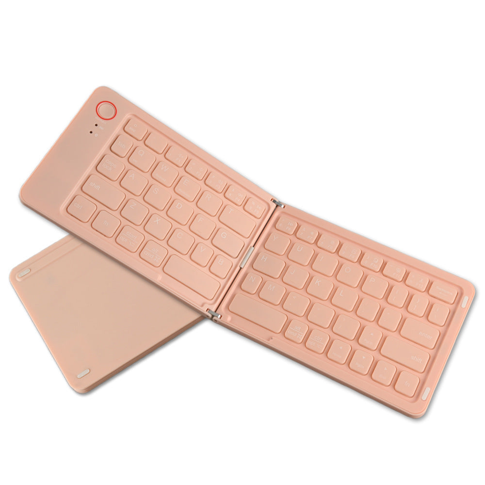 Wireless Bluetooth Mini Portable Double Folding Keyboard for Notebook, Computer & Cellphone