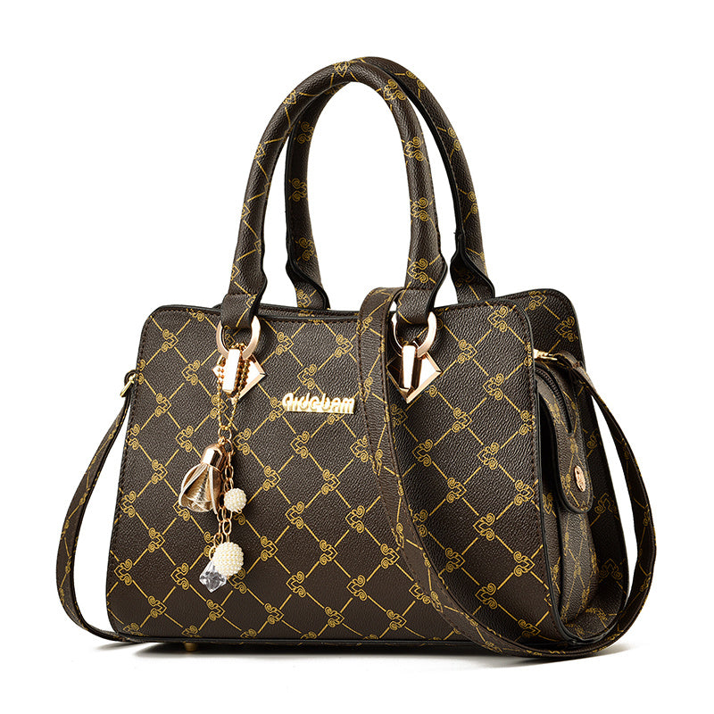 Women's PU Geometric Pattern Messenger Bags – Fashion Handbags