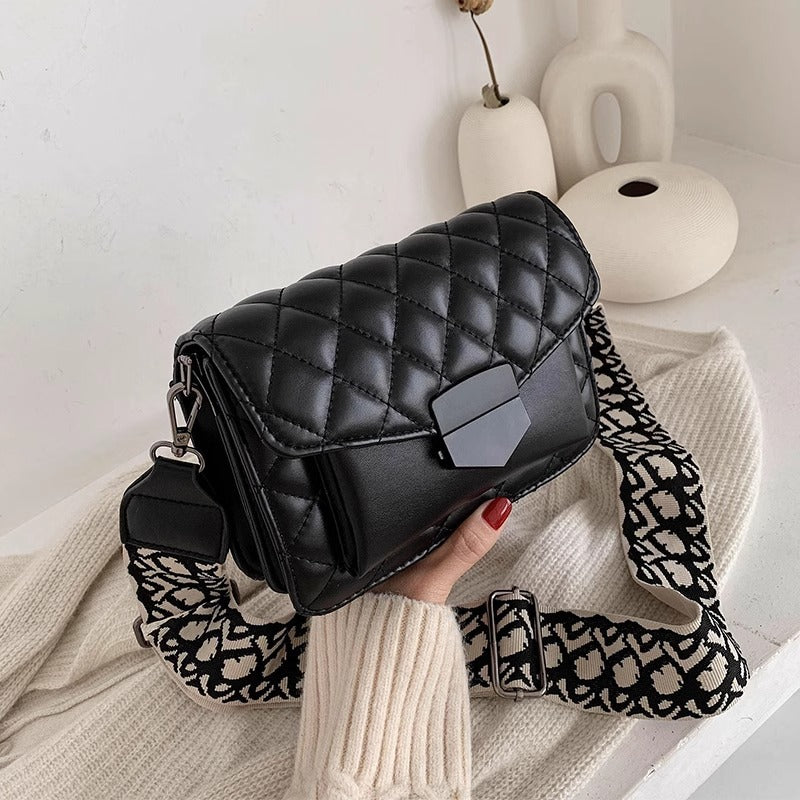Women's PU Shoulder Bag - All-Match, 20x15x6cm, Black Red White