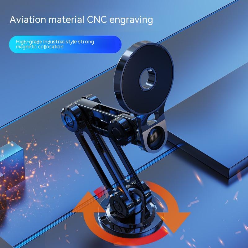 Black Magnetic Suction Car Phone Holder