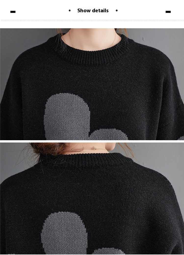 Women's Loose Plus Size Sweater Pullover