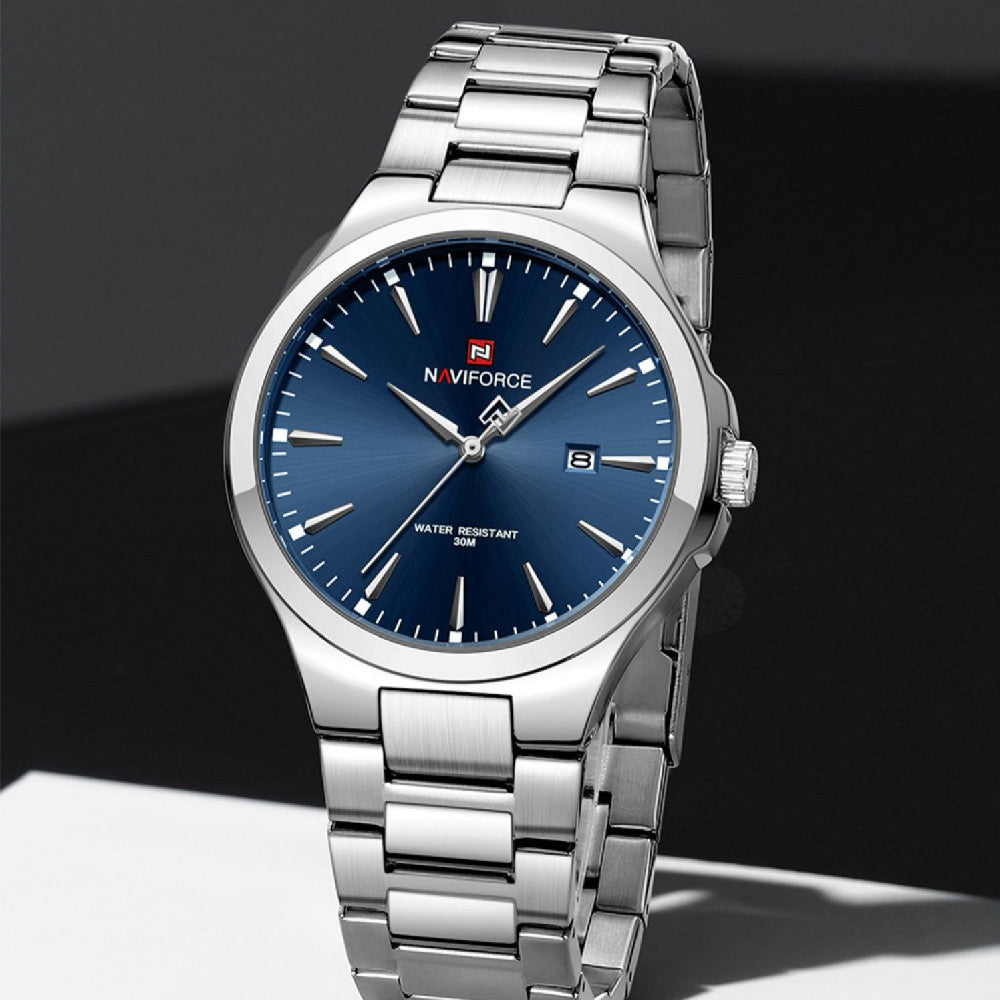 Montre étanche simple et authentique pour hommes d'affaires