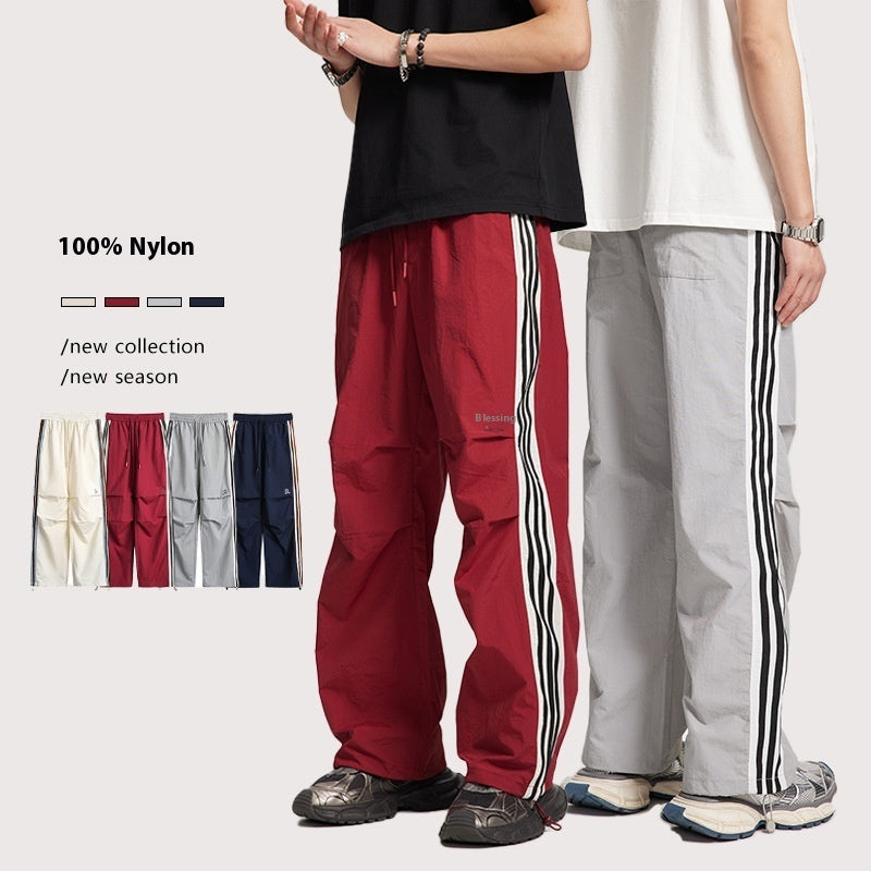 High Waist Slimming Wide-Leg Sports Pants