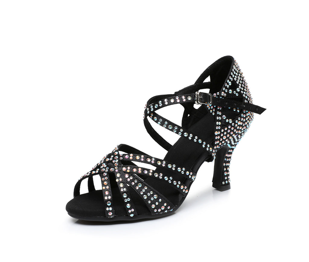 Chaussures de danse latine pour femmes Diamond, semelle souple, respirantes et légères