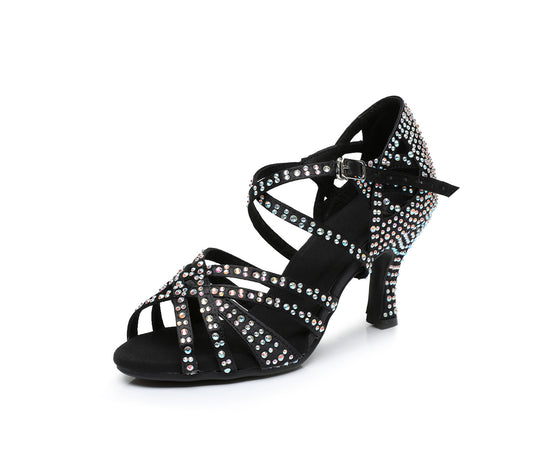 Diamond Latin Dance Shoes Women's Soft Sole Dance Shoes