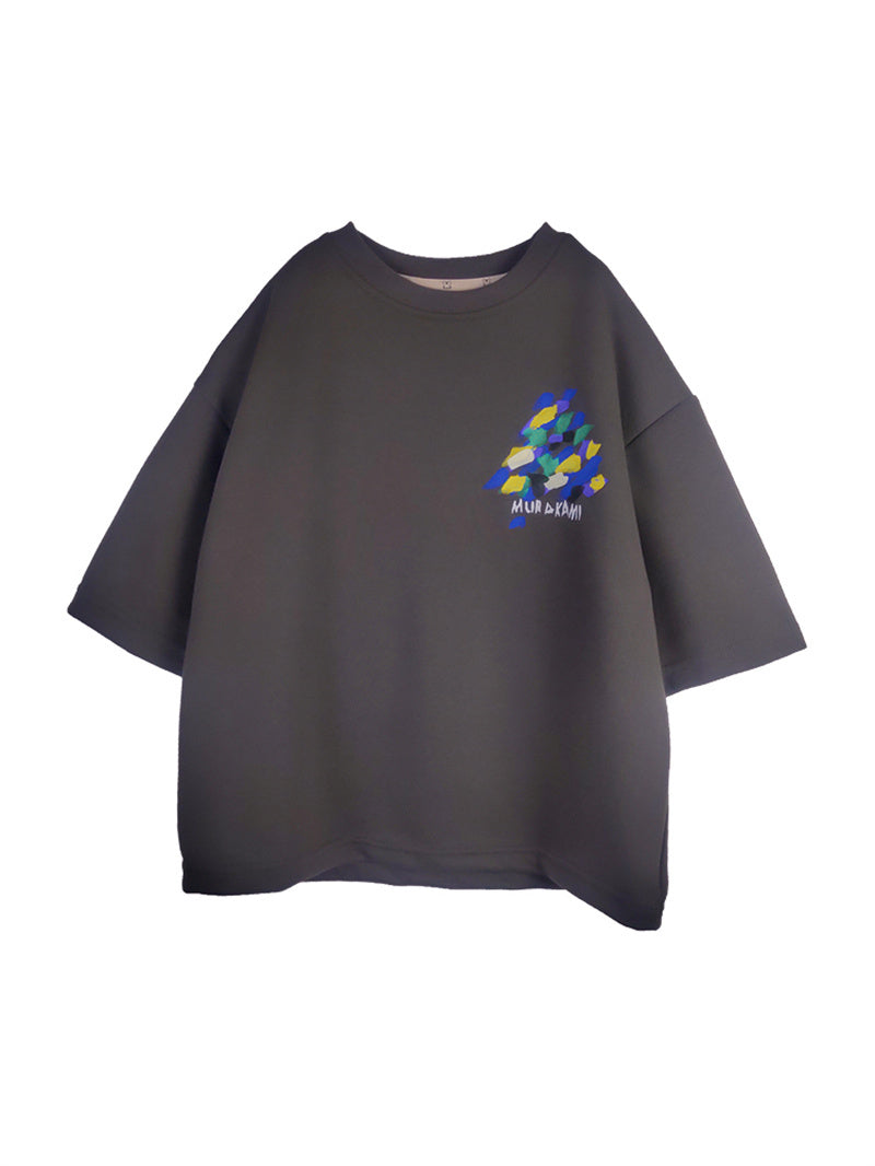 Boys Cartoon Thickened Cotton Short-Sleeve T-Shirt Top