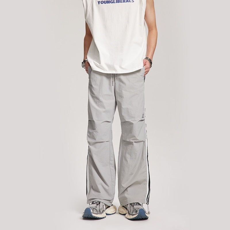 High Waist Slimming Wide-Leg Sports Pants