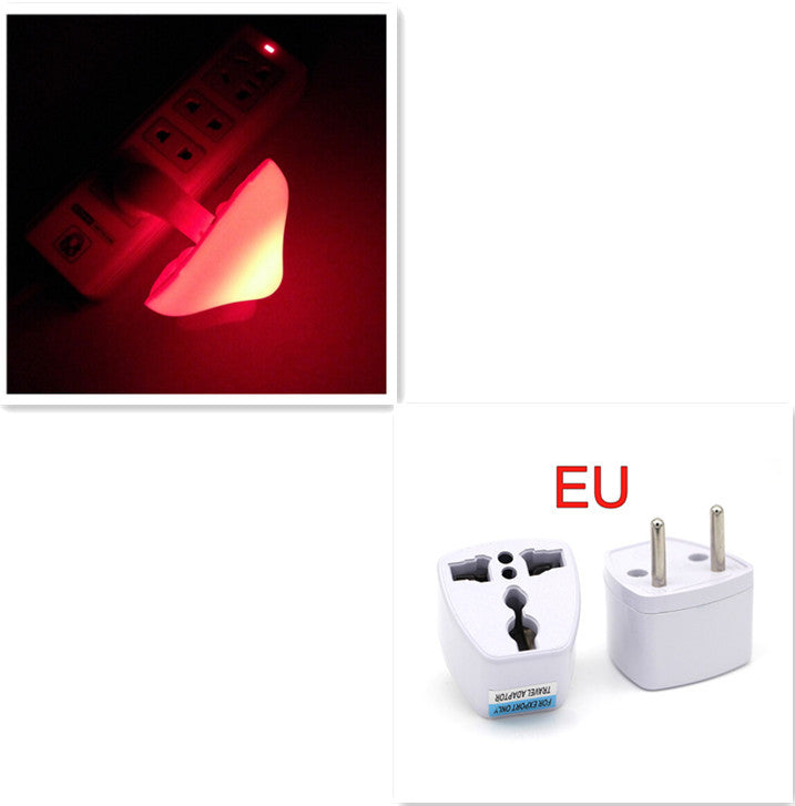 Mushroom LED Night Light with Sensor Warm White EU US Plug Wall Socket Lamp