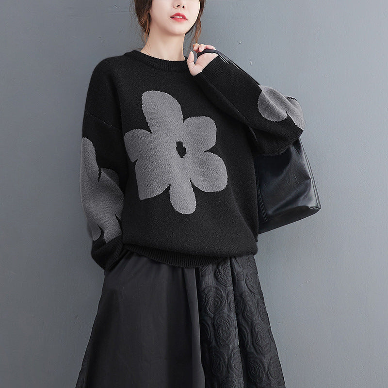 Women's Loose Plus Size Sweater Pullover