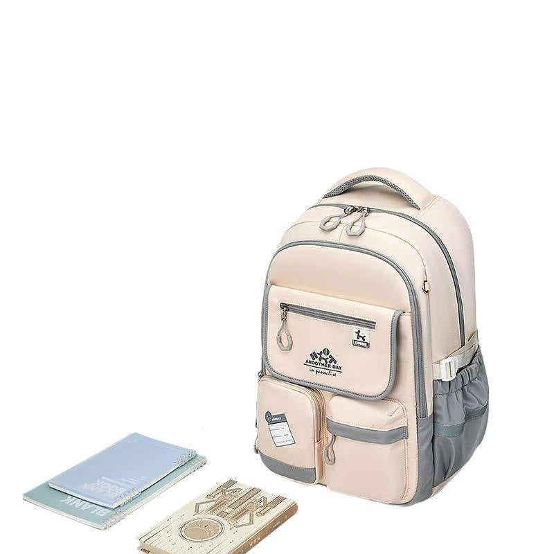 Lightweight Large Capacity Spine Protection Backpack for Girls