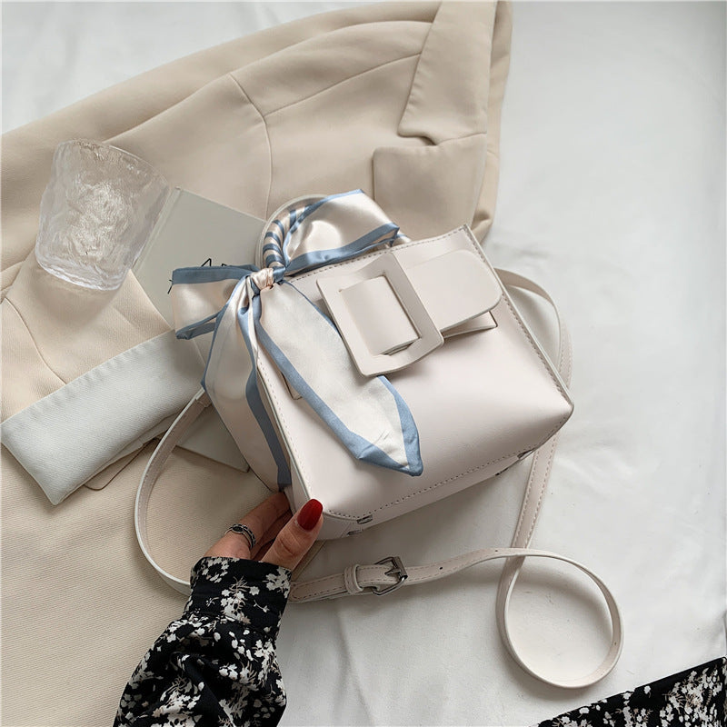 Sac bandoulière en PU Shang Baihuai pour femme - Couleur unie tendance