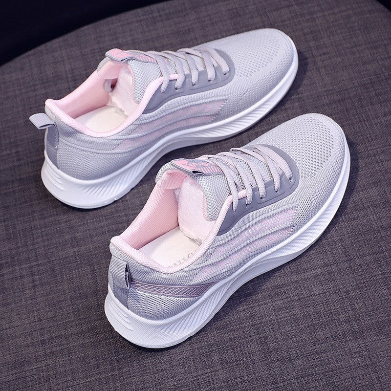 Flying Woven Women's Casual Lightweight Soft Bottom Shoes