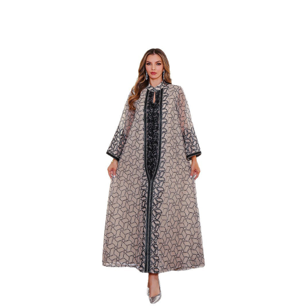 Nouvelle robe musulmane pour femme, vêtements du Moyen-Orient