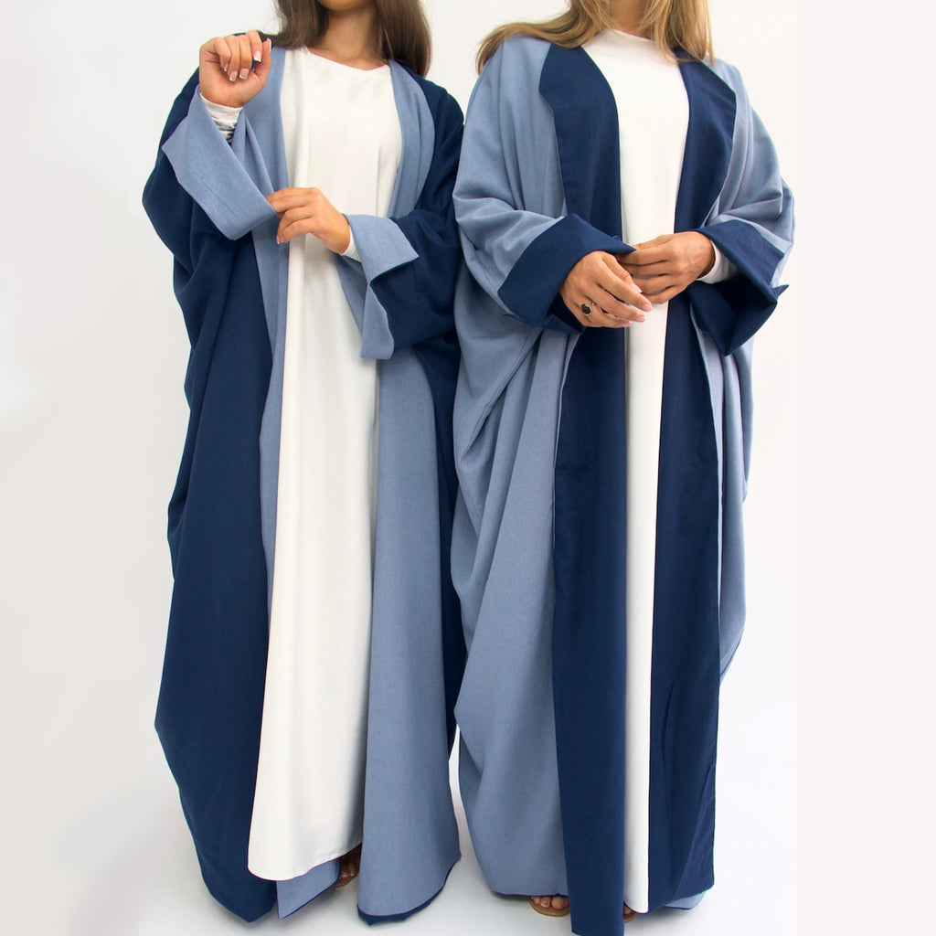 Dubai Turkey Double-Sided Wearable Cardigan Robe in Viscose Fiber