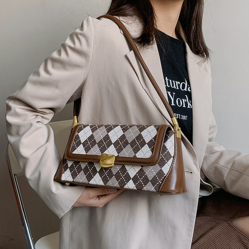 Vintage Winter One Shoulder Small PU Leather Women's Bag
