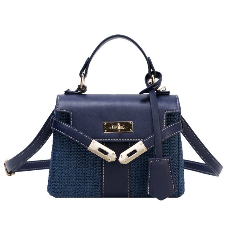 Summer Single Piece Straw Woven Handbag for Women