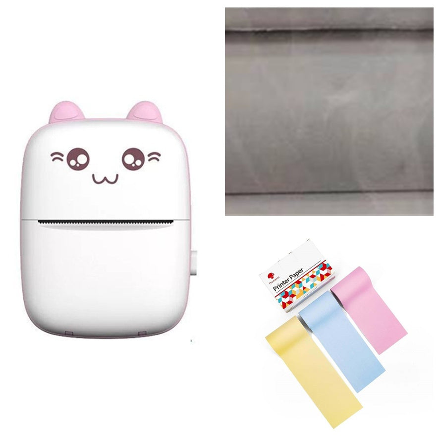Mini Portable Pocket Printer USB Thermal Paper Student Wrong Question Machine