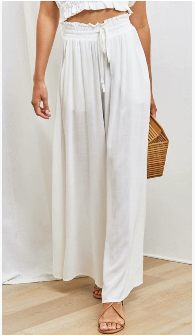 Women's Loose Wide-leg Pants With Pockets