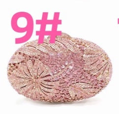 Diamond Alloy Celebrity Evening Clutch Bag Set