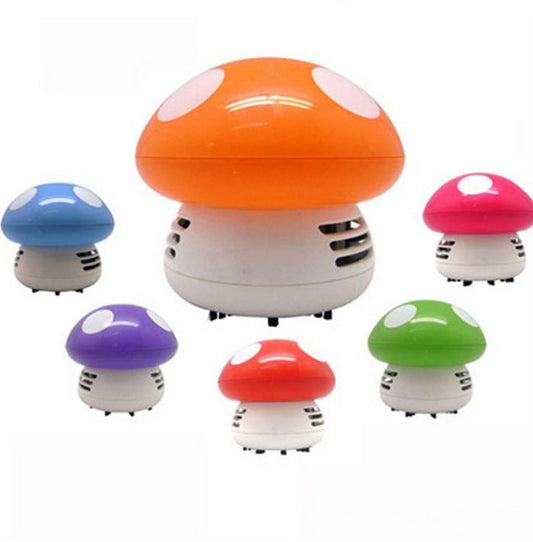 Fashion Mini Desktop Vacuum Cleaner Mushroom Creative Cute Keyboard Handheld