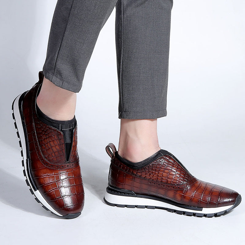 Baskets montantes décontractées couleur polonaise pour hommes, pointures 38-44