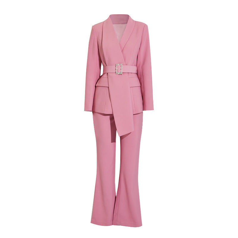 Fashionable Western-Style Female Suit with Celebrity Temperament